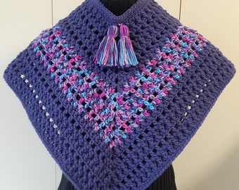 Children's Ponchos - Crocheted