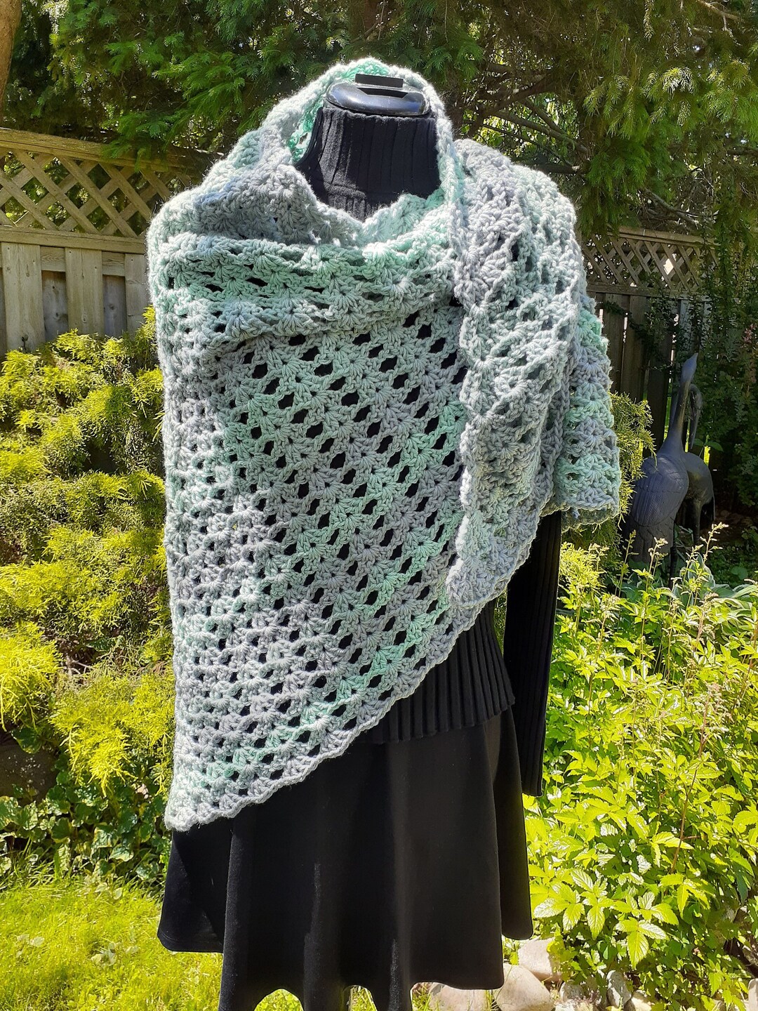 Chal de espuma de mar Crochet España