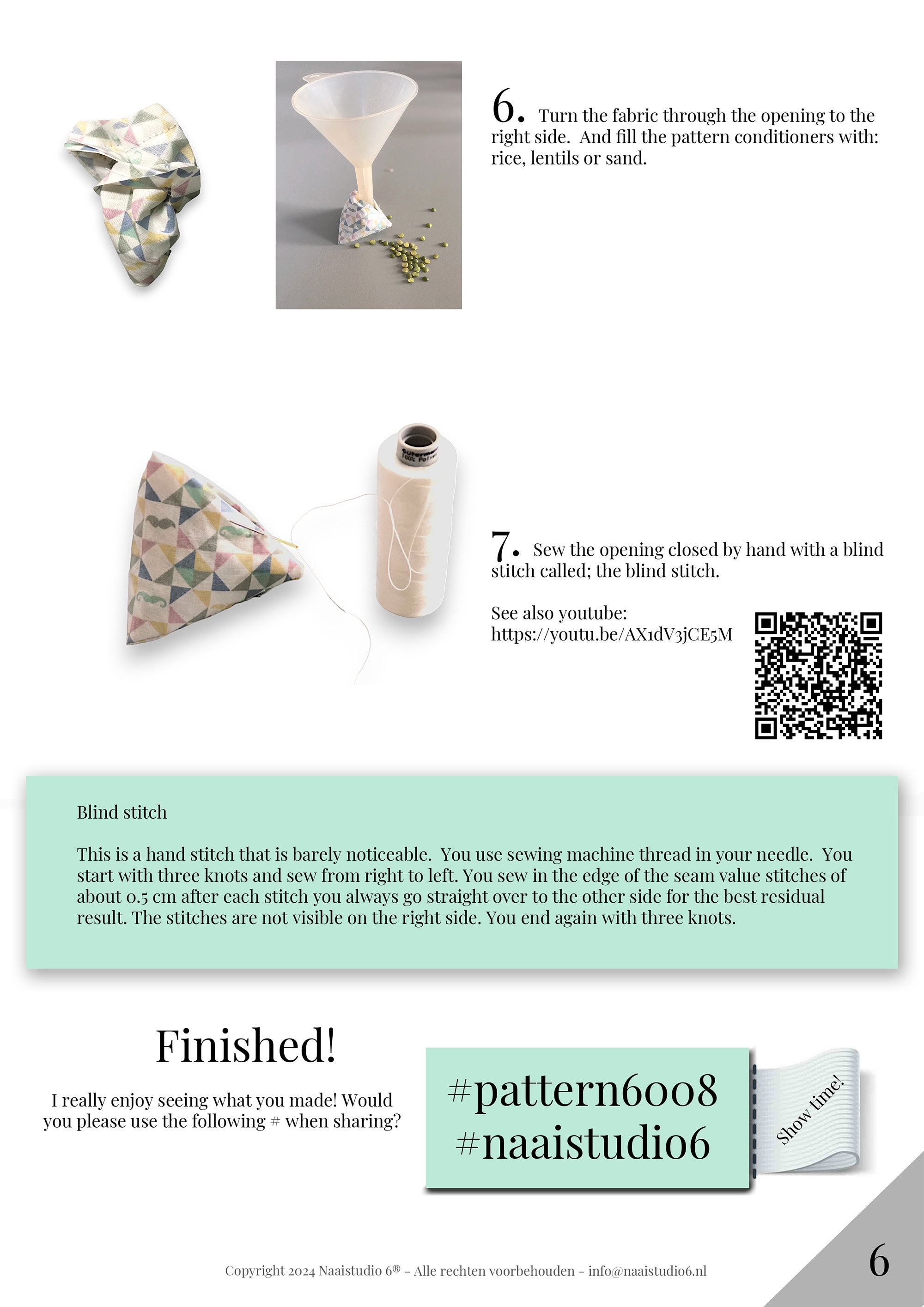 Pattern Weights PDF Sewing Pattern - Easy to Sew - Includes Clear ...