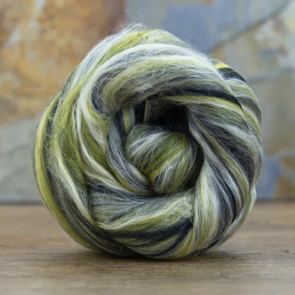 Bumble Bee - Softness of Merino Blended With Bamboo and Natural Soybean to Create a Beautiful Silky Effect, Perfect for Spinning & Felting