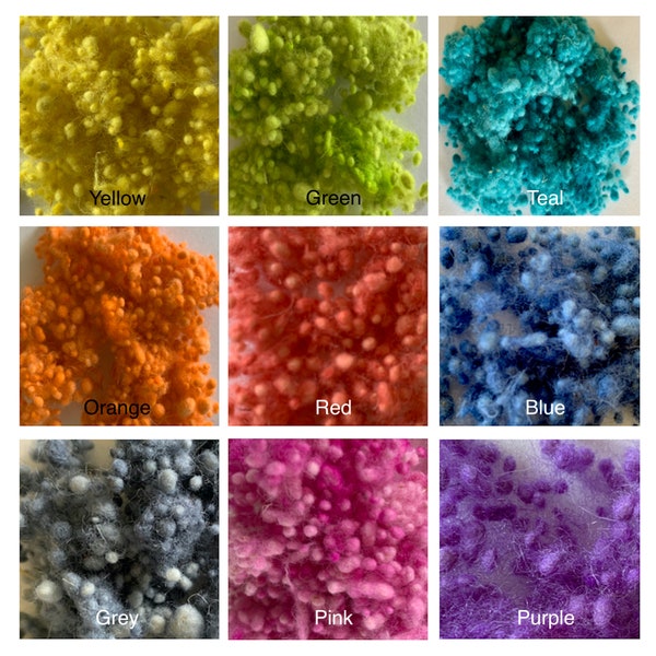 Wool Nepps, Tiny Felt Balls, Ideal For Adding Texture To Felt Projects, Batts And Yarns