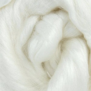 Wool / Viscose Felt White - Wool Fabric