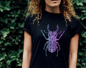 Pastel Goth Shirt  Beetle Shirt | Mall Goth | insect shirt | bug collection tee | Pastel Goth Clothing | Goth Shirt | Emo Clothing