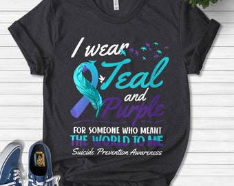 Teal purple shirt Clearance