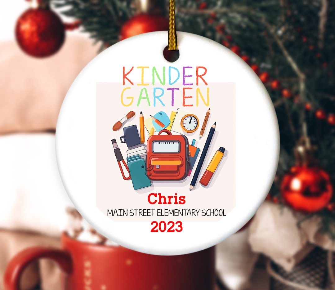 Kindergarten Christmas Ornament 