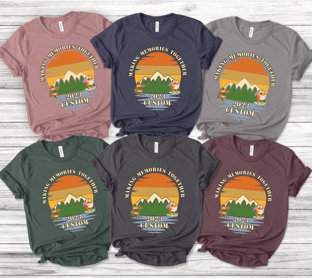 Custom Camping Family Shirt Custom Camp Shirt Camp Crew Etsy