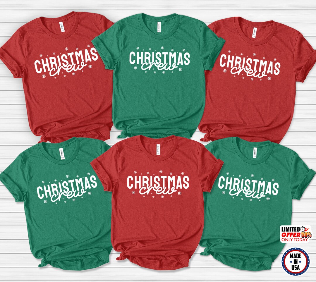 Christmas Crew Shirt Christmas Group Shirt Christmas Family - Etsy
