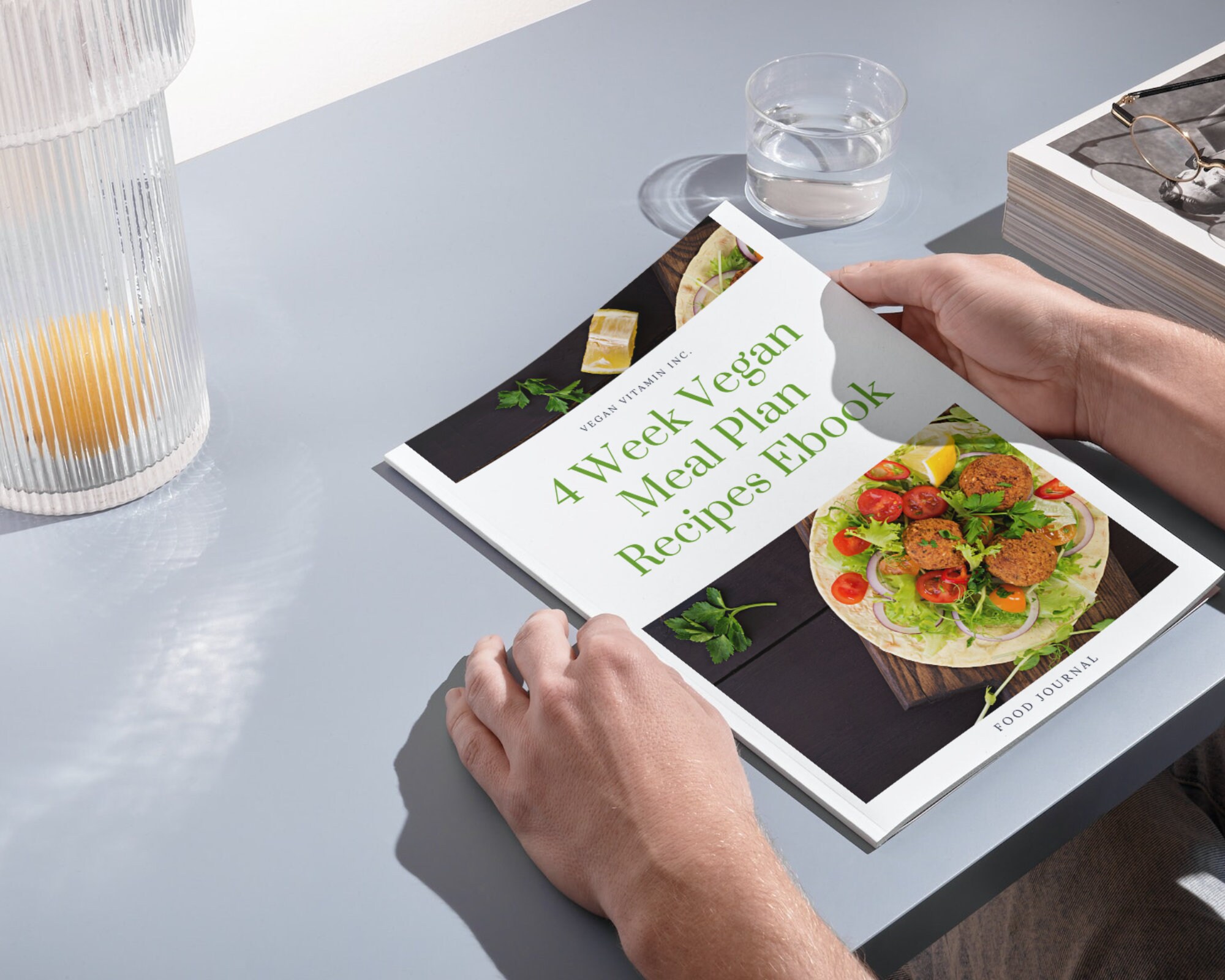 4 Week Vegan Meal Plan Recipe Ebook | Printable Recipe Ebook | Meal ...