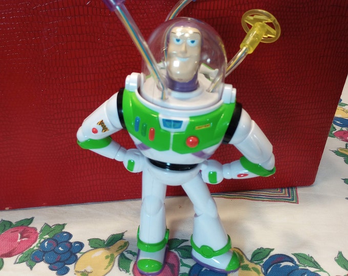 Vintage Original Disney Parks Buzz Lightyear Spinning Lightup Figure