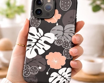 Minimal Phone Case, Neutral Beige Brown Cover