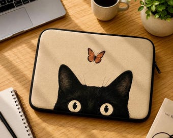 Funda para portátil Black Cat, de 13 o 15 pulgadas, 100 % neopreno.