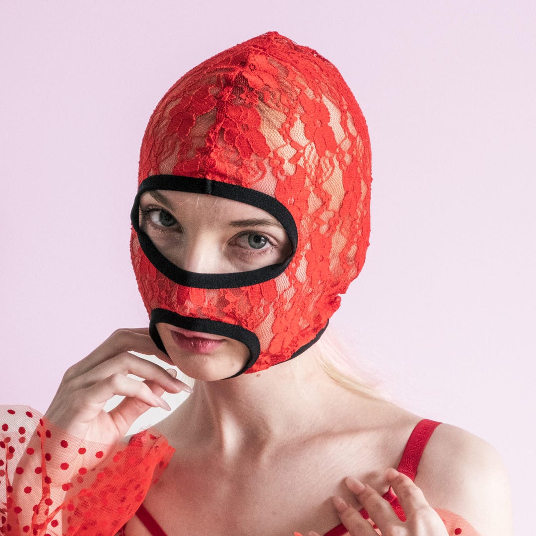 Extasis Mask Sexy Mask, Red and Black Sexy Mask, Erotic Mask, BDSM Mask, Fetish Mask ...