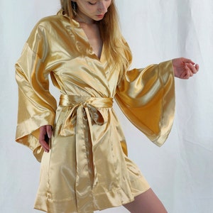 GOLDEN AMULET KIMONO ROBE main image 1