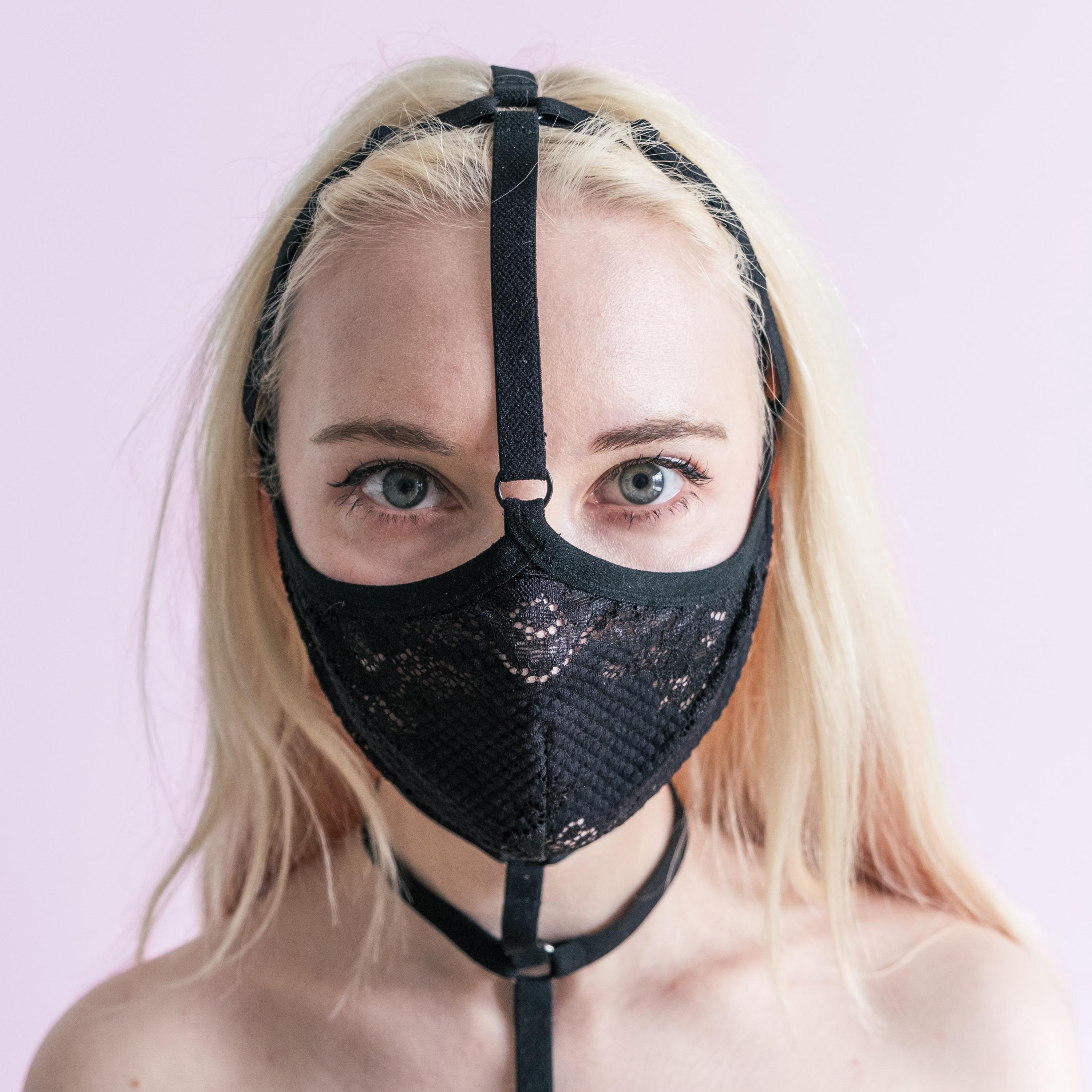 Extasis Mask Sexy Erotic Lace Black Mask, Sexy Mask, Erotic Mask, BDSM Mask, Fetish ...