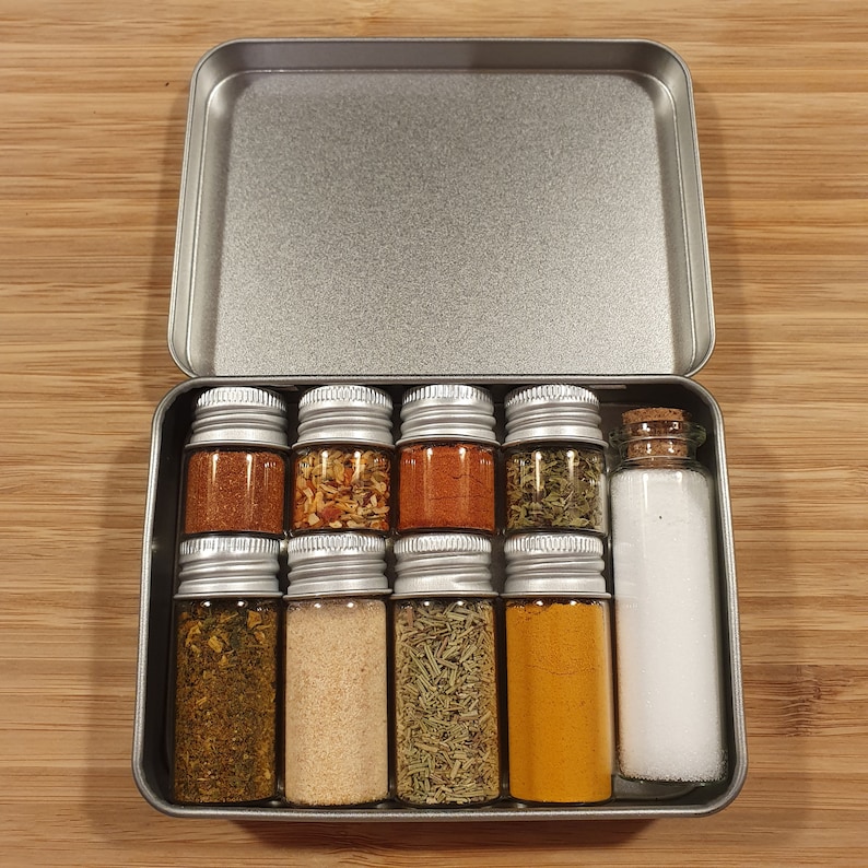 Spice Kit Bushcrafting Gewürzset Survival Pocket Bushcraft Reise Gewürze Camping Backpacking Kochen Lagerfeuer Spices Bild 3