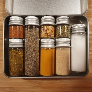 Spice Kit Spice Set Holiday Travel Gift Idea Backpack Bushcraft Survival Individual Gift Vanlife World Trip Gift Idea