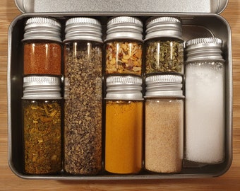 Spice Kit Spice Set Holiday Travel Gift Idea Backpack Bushcraft Survival Individual Gift Vanlife World Trip Gift Idea