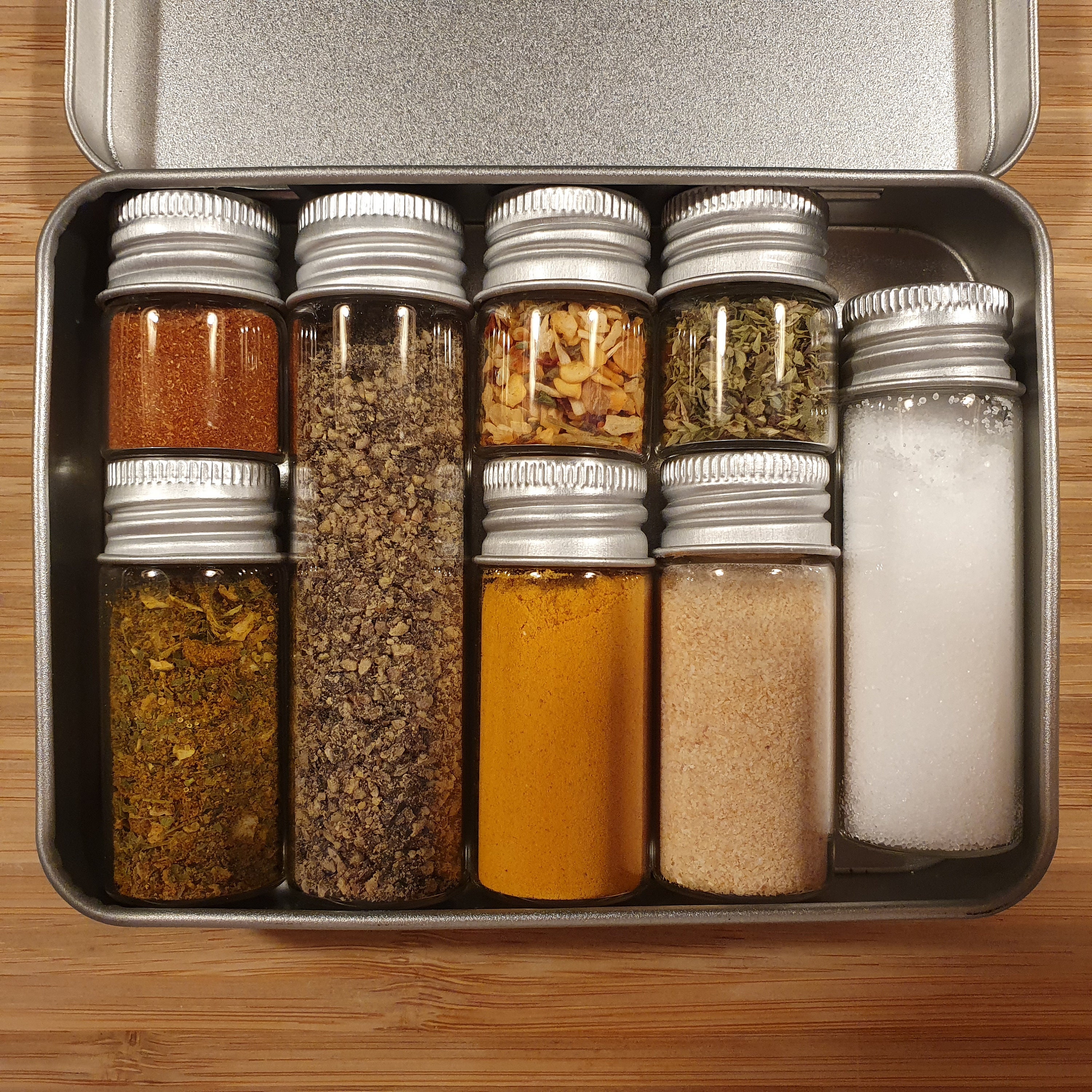 Spice Kit Spice Set Holiday Travel Gift Idea Backpack Bushcraft Survival Individual Gift Vanlife World Trip Gift Idea