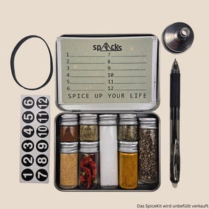Compact travel spice set – perfect for camping, traveling & outdoor foodies