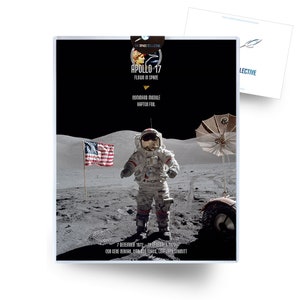 Apollo 17 CM Flown Kapton Foil Artifact