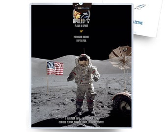 Apollo 17 CM Flugen Kapton Folie Artefakt