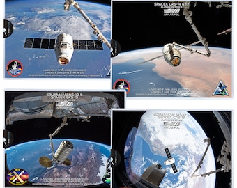 SpaceX Flown Mylar Artifact Set