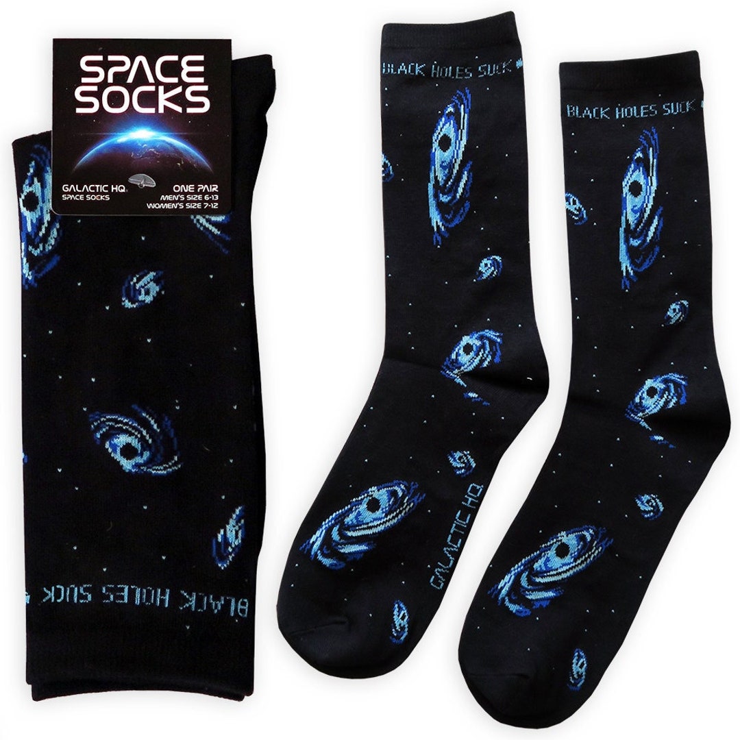 Black Holes Suck Space Socks - Etsy Australia