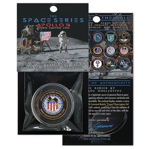 Space Series: Apollo 16 CM Flown Kapton Foil
