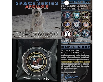 Rymdserien: Apollo 11 CM Flown Kapton Foil