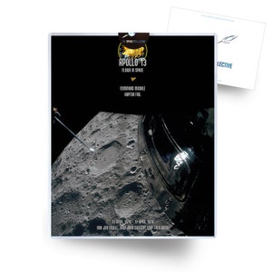 Apollo 13 CM Flown Kapton Foil Artifact
