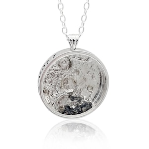 I Love You to the Moon and Back Moon Rock Pendant