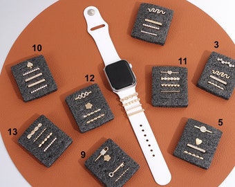 Apple Watch Band Charms Zubehör | Apple Watch Band Charms | Apple Watch Charms Serie 8,7,6,5,4,3,2,1 | Apple Watch Dekorationen Schmuck