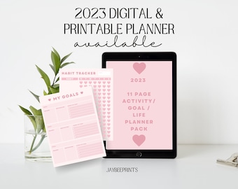 Printable Planner Bundle: Daily, Weekly, Monthly, and Life Goals