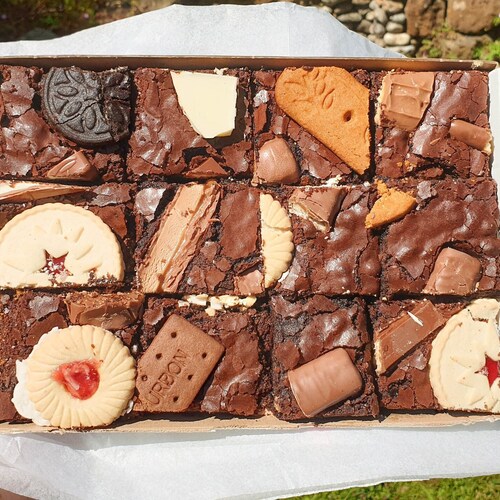 Birthday Gift Box Brownie Letterbox Size With a Variety of Etsy UK