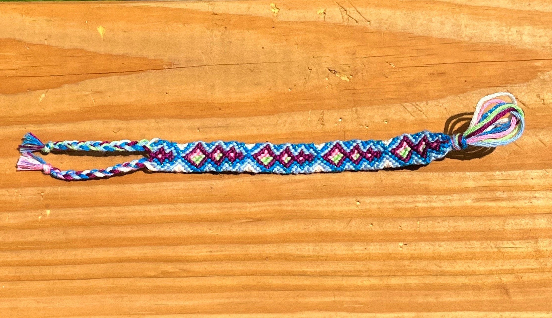 Triple diamond friendship bracelet clearance