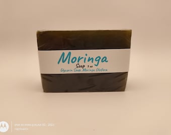 Moringa Soap, Herbal Soap, Fragrance and Dye Free Soap, Natural Moringa infused Soap.