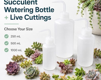 Succulent Watering Bottle – Precision Squeeze Tool for Indoor Plants and Propagation Kits