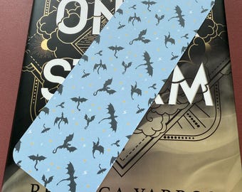 Dragon Bookmark. Fourth Wing inspired Fantasy Bookmark