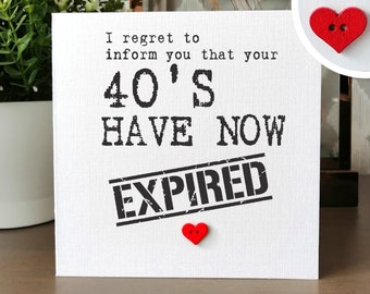 50th Birthday Card, Handmade Birthday Card for 50th Birthday, Personalised 50th Birthday Card for Husband Wife Him Her Mum Dad