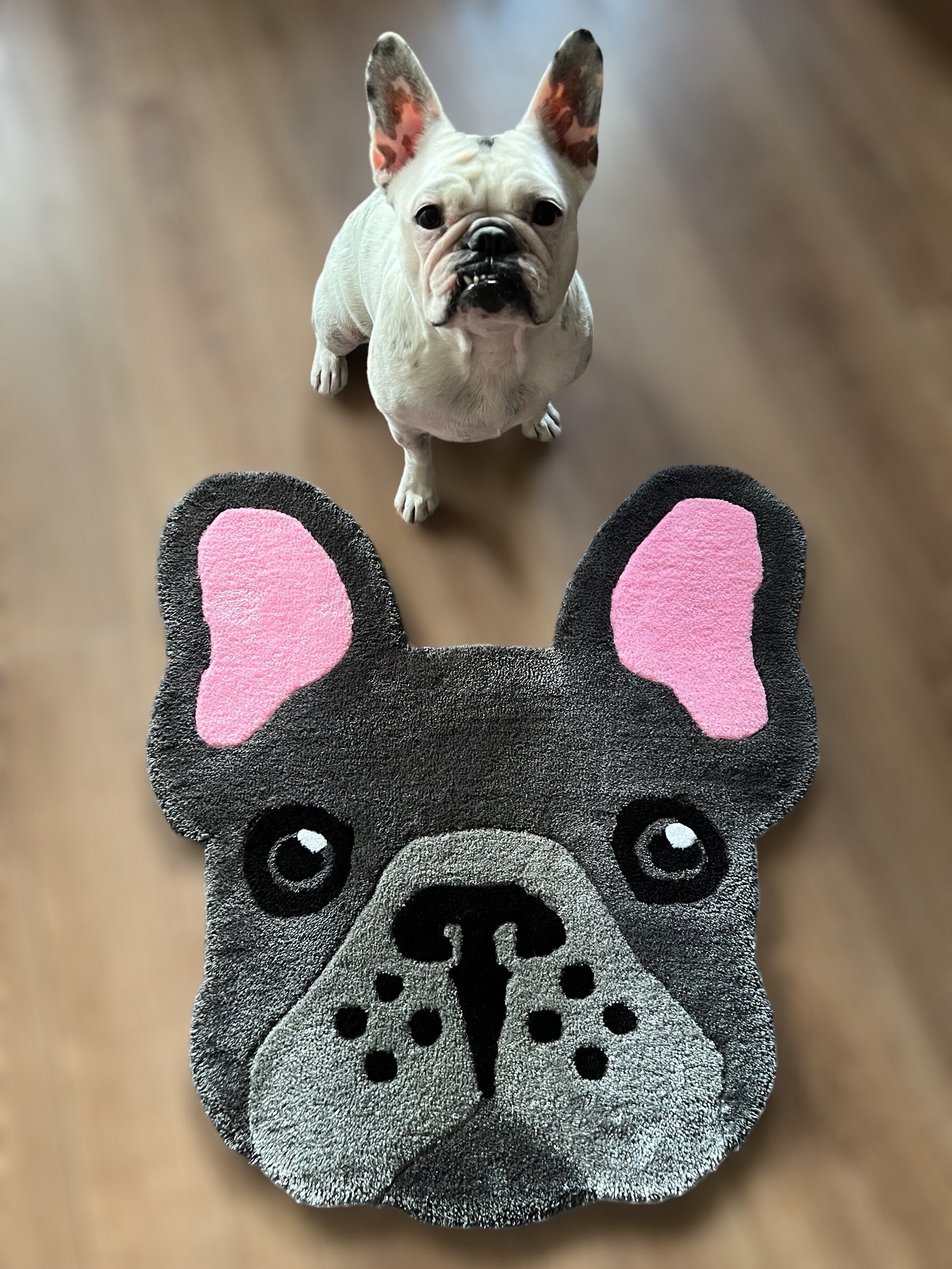 French Bulldog Rug Frenchie Tufted Mat French Bulldog Gift French