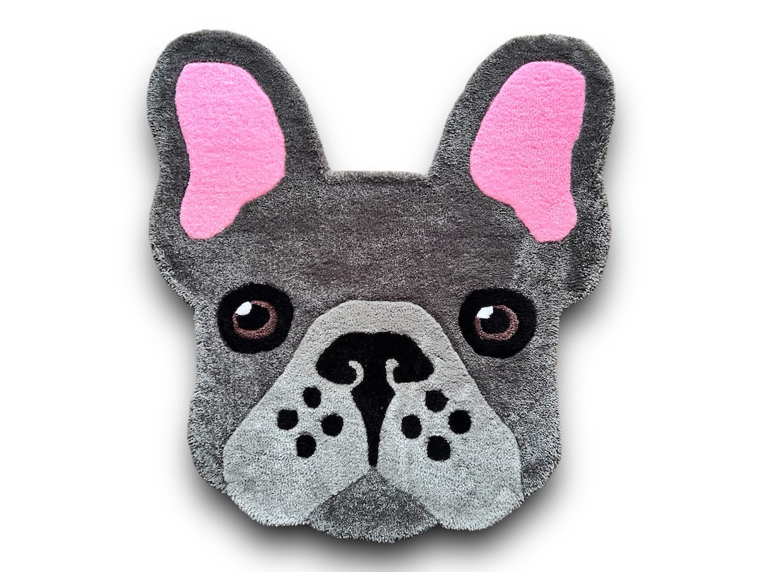 French Bulldog Rug Frenchie Tufted Mat French Bulldog Gift French ...