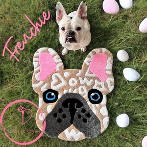 French Bulldog Rug Frenchie Tufted Mat French Bulldog Gift French ...