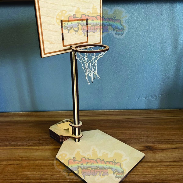 Miniature Basketball Hoop and Stand