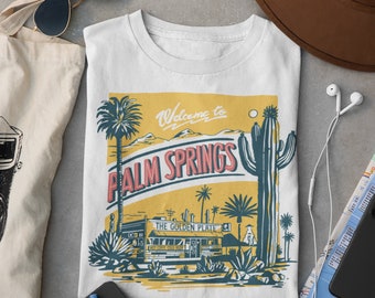 Palm Springs Retro Diner Vintage Style T-Shirt