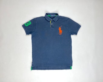 Ralph Lauren Poloshirt Big Pony Rugby T-Shirt beunruhigt