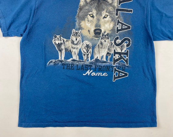 Wolf T-Shirt Animal Nature Tee Alaska - image 5