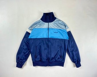 Adidas Track Chaqueta Alemania Occidental 1970s Vintage Aquagolick