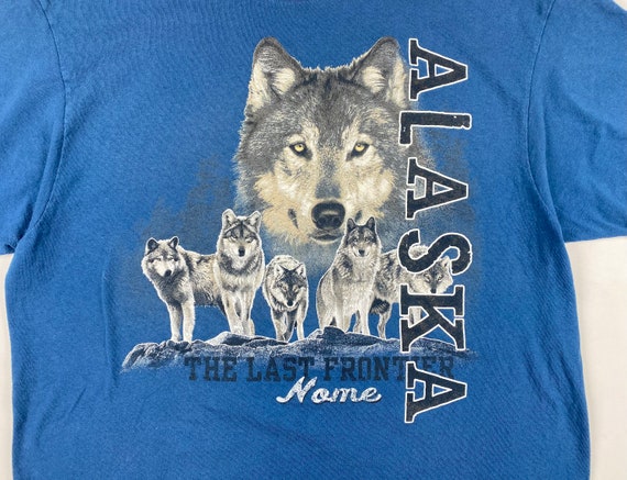 Wolf T-Shirt Animal Nature Tee Alaska - image 4