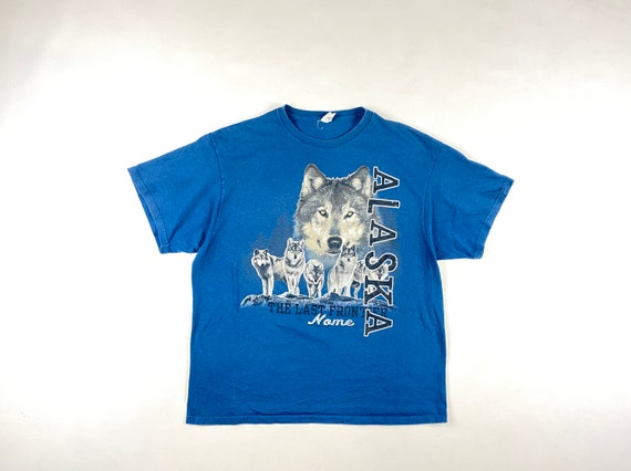Wolf T-Shirt Animal Nature Tee Alaska - image 1