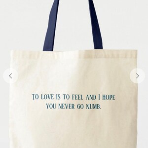 Aesthetic Tote Bag- Deep Quotes